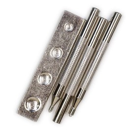 SLC Deluxe 4 Piece Snap All & Rivet Setter Kit