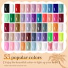 JODSONE Gel Nail Polish kit 60 PCS with 5 Bottles