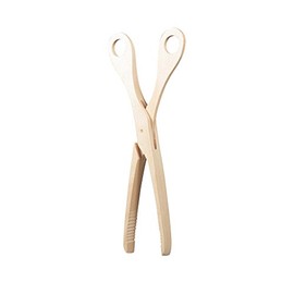 Linden Sweden Jonas of Sweden Scissor Tongs, Beechwood