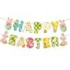 1 PCS Happy Easter Banner,Easter Bunting,Easter Banner,Easter Decorations,Easter Bunting Decorations,Happy