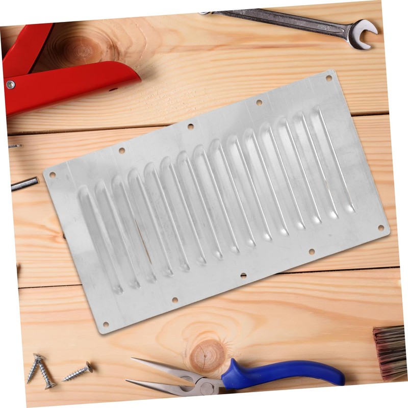 Gatuida Stainless Steel Air Vent Cover Durable Louvered Extractor Fan