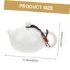 GRIRIW Portable Travel Tea Set Ceramic Teapot 2 Cups Outdoor