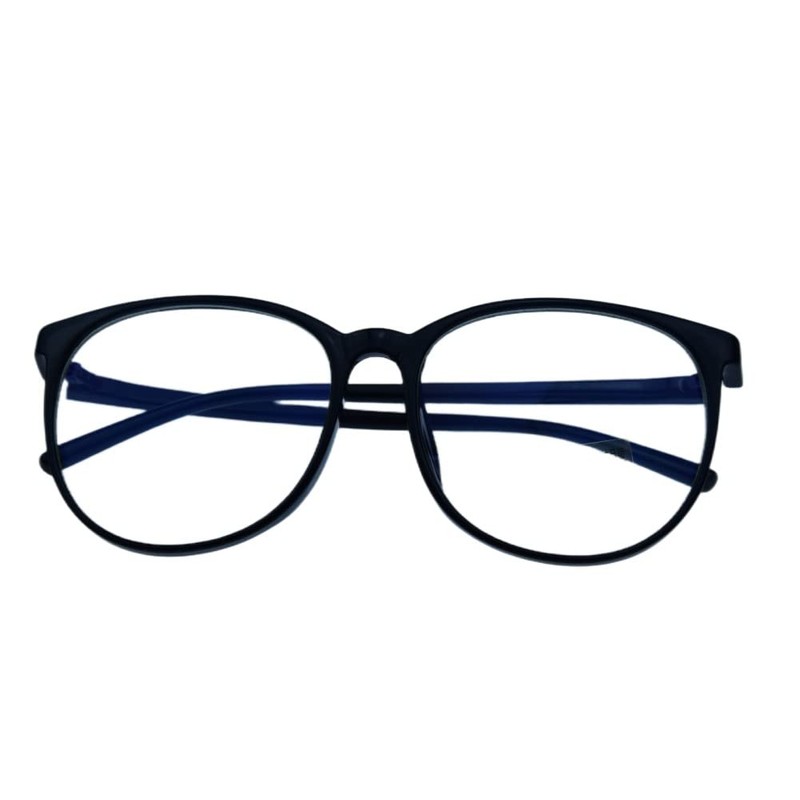 Shiratori New retro Blue Light Blocking Glasses Round Nerd Eyeglasses