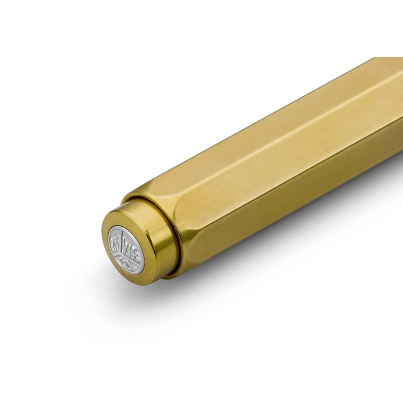Kaweco BRASS SPORT Ball Pen I Retractable Ballpoint Pen with