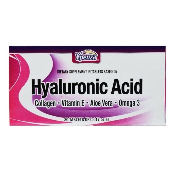 Acido Hialuronico Con Colageno Y Vit E 30 Tab Ypenza