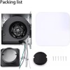 JOEAONZ Bathroom Exhaust Fan with Light 110 CFM Household Quiet