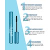 Mascara for Older Women 60 Plus,Black Waterproof Prime Mascara,2Pcs