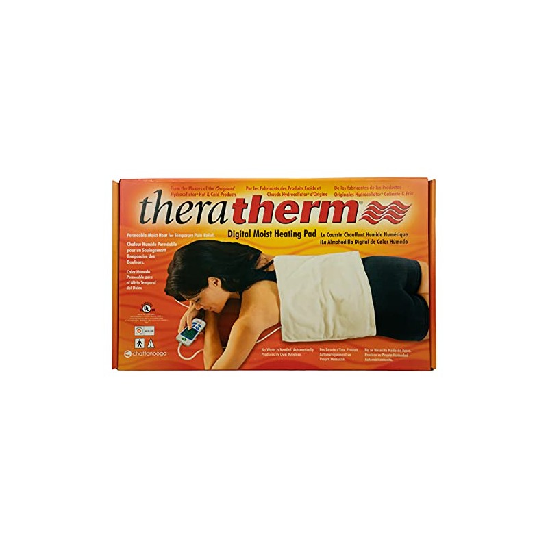 Chattanooga TheraTherm Digital Electric Moist Heating Pads, Large, 14" x