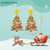 Christmas Tree Earrings, Christmas Earrings for Women Acrylic Christmas Earrings