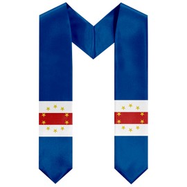 Cape Verde Graduation Scarf Sash Cape Verde Flag Graduation Sash Graduation Stole