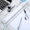 Briartw 1 Piece Acrylic T-Square Ruler T Square Plastic T-Ruler