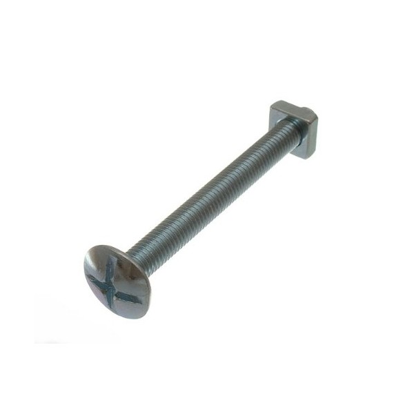 Pack of 6 Roofing Screws Cross Head + Square Nut