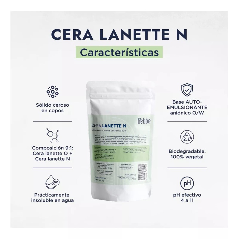 BASF EMTC22 Cera Lanette N (emulsión O/w) 1 Kg