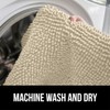 GORILLA GRIP Bath Rug Mat 44x26, Thick Soft Absorbent Chenille,