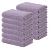 Kitinjoy 100% Cotton Waffle Weave Kitchen Towels, 12-Pack Super Soft