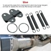 BSBSDJB For Banshee YFZ350 1987-2006 Exhaust Muffler Pipe Springs Stays
