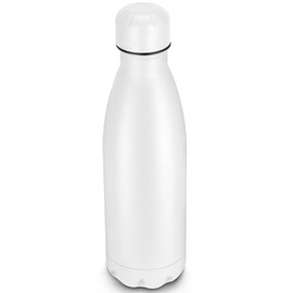 Leraverppy 25oz Cola-Bottle Shaped Stainless Steel Leak-proof Water Bottle,Double Wall Vacuum Insulated Metal,Travel Mug For Sports Indoors & Outdoors,BPA-Free School Kids Flasks,White(1 Pack)
