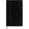 Moleskine Smart Notebook, Large, Ruled, Black, Soft Cover (5 x
