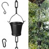 Invech 12.5FT Adjustable Rain Chains for Gutters, Outside Rain Chains