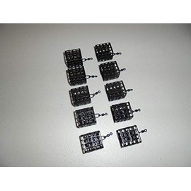 10 x Square Metal Cage Feeders with swivel - 10 grams. Carp/Coarse fishing