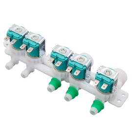 5304511334 Washer Water Inlet Valve Compatible with Frigidaire Washer FFTW4120S FFTW4120SW FFTW4120SW0 FFTW4120SW1 Replace 5304536496 5304526580