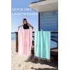 Checkered Plaid Turkish Beach Towel Beach Blanket Sand Free Quick