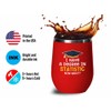Graduation Red Edition Wine Tumbler 12oz - Deegree In Statistic