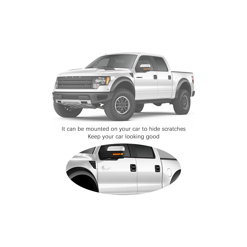 3D AWD Car Emblems and Badges with Adhesive,Premium Exterior Metal