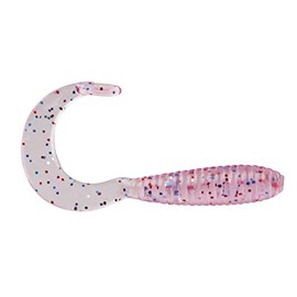Bobby Garland Crappie Baits Hyper Grub Curly-Tail Swim-Bait Crappie Fishing Lure, Accessories for Freshwater Fishing, 2", Pack of 18, Plum American, (BG2HG172-18)