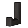 Gedotec Quadro Designer Coat Hook Square Coat Hook Matt Black