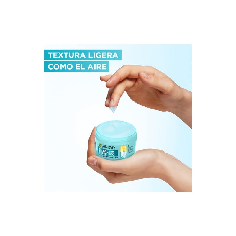 Garnier Crema Hidratante Facial Toque Seco Anti Imperfecciones Acido Salicílico