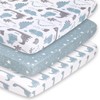 The Peanutshell Mini Crib Fitted Sheets Set, Playard, Pack Play