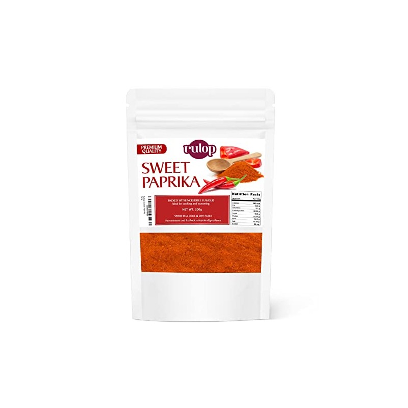 Rulop Sweet Paprika 200g, Resealable Bag, premium quality