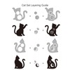 GLOBLELAND 1Set 13Pcs Flower Cat Cutting Dies for DIY Scrapbooking