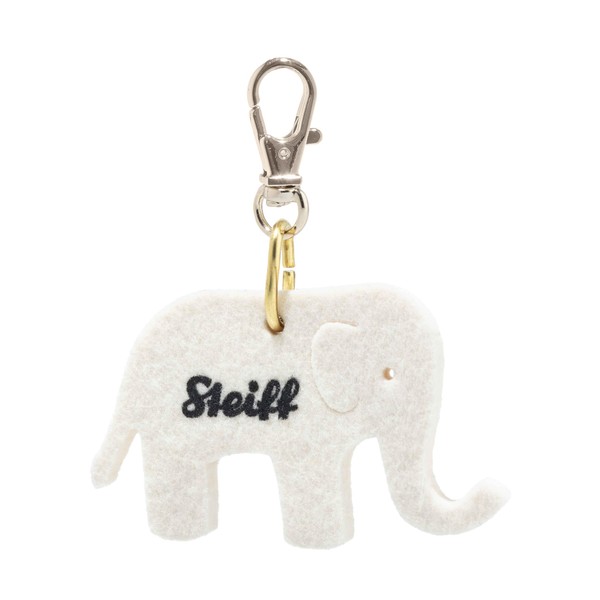 Steiff Felt Elephant Pendant 12 cm, Felt Key Ring, Elephant