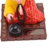 Urhomy Monk Solar Figurine Head Swing Doll Hitting Wooden Fish