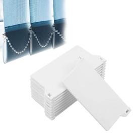 Pack of 10 Slat Curtain Replacement Parts, Slat Curtains, 127 mm/5 Inch Weights Blind Blinds, Suitable for Vertical Blinds, Curtains, Door and Window Accessories