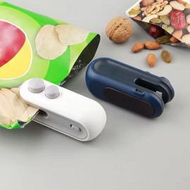 2pcs Mini Snack Bag Sealing Machine, Portable Heat Sealer Handheld Plastic Bag Sealer for Food Storage Snack Bags