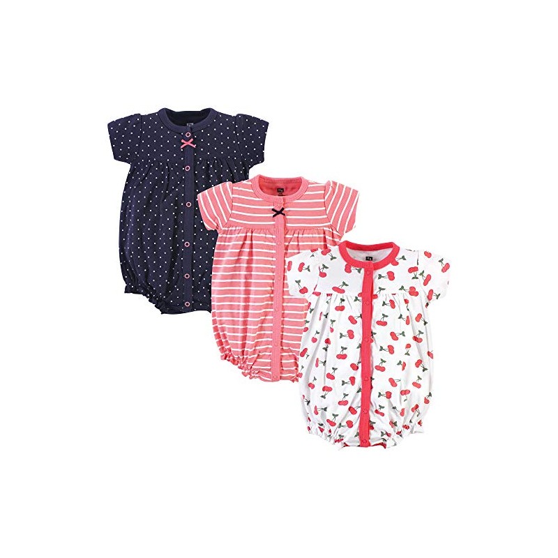 Hudson Baby - Mameluco Unisex de algodón, Cerezas pequeñas, 12-18