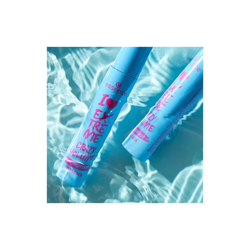 essence I LOVE EXTREME CRAZY VOLUME waterproof mascara (Negro, 2