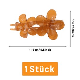 Traziewell Hair Claw Large Flower Duck Beak Shape Hairpin Elegant Hair Clips Women's Hair Accessories for Women Girls 0619