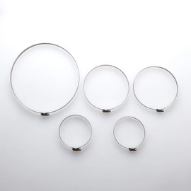 TRUSCO TA14-102 Hose Band, All SUS Popular, 10 Pieces, 0.6 x 4.0 inches (14.2 x 102 mm)