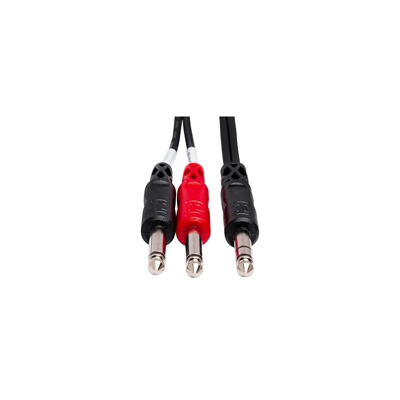 Hosa STP-202 TRS a Doble Cable de inserción TS de