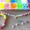 Vytung 1600pcs Letter Beads Alphabet Beads Pony Beads Bracelets Jewelry
