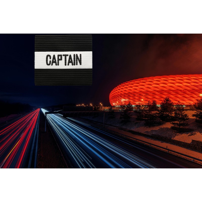 MC-Trend Football Captain's Armband - High Quality Elastic Leader Armband