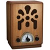 ClearClick Classic Vintage Retro Style Handmade Wooden AM/FM Radio w/