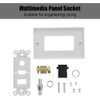 Multimedia Wall Plates Socket Panel, Composite HDMI VGA DC 3.5mm