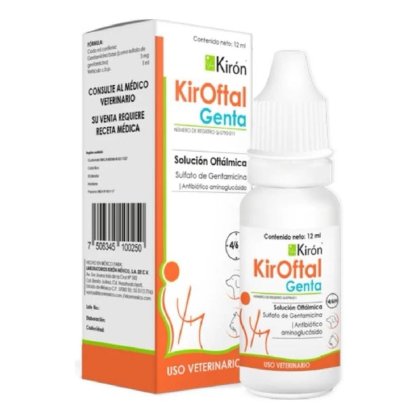 Kiroftal Genta *gentamicina* Oftálmico Antibiótico Kiron 5ml