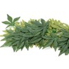 Green Artificial Plant Fake Leaves Aquarium Fish Tank Reptile Terrarium