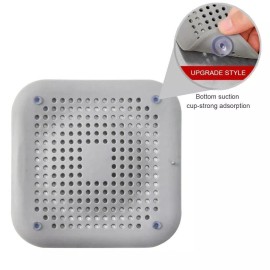 Unbranded Bathroom Drain Hair Catcher Bath Stopper Plug Water Sink Strainer Filter Shower - Gray, 1Pack(Only 1 pc)